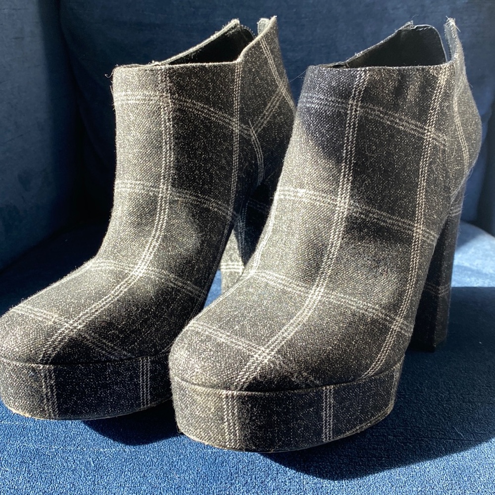 Plaid Jessica Simpson Booties